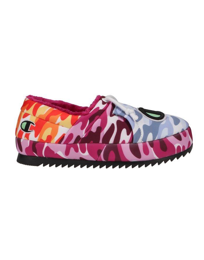 Champion Womens Slippers NZ - University Wild Multicolor ( 1460-STAMU )